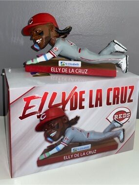 Elly De La Cruz Cincinnati Reds Bobblehead - Red & Gray